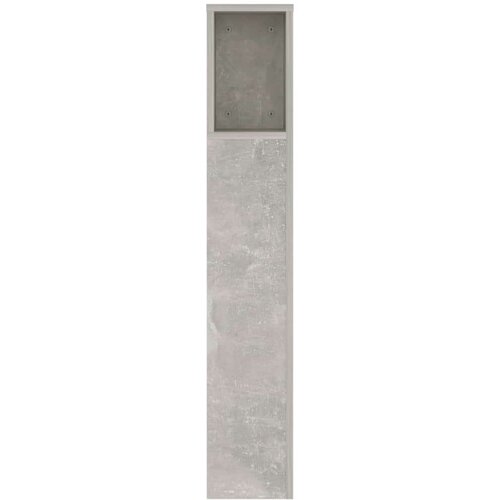  Uzglavlje s ormarićem siva boja betona 140 x 18 5 x 104 5 cm Slike