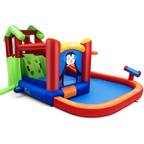  Vodeni park, napuhani grad s toboganom i bazenom, dimenzije 370 x 300 x 190 cm. Slike