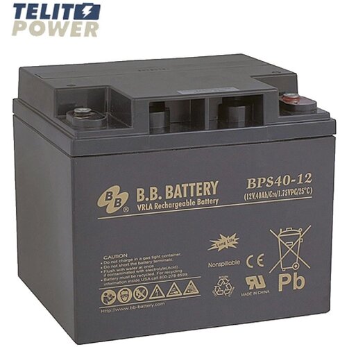 BB Tech BPS40‑12 AGM akumulator &amp;ndash; 12V, 40Ah za UPS i medicinsku opremu Slike