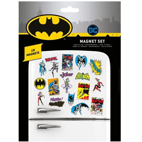 Pyramid magnet set dc comics - batman retro - magnet set Cene