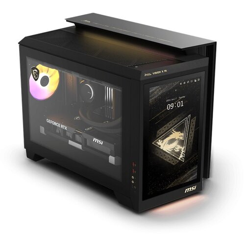 MSI MEG Vision X AI 2NVR7-290EU Intel Core Ultra 7 265K 64 GB DDR5-SDRAM 1 TB SSD NVIDIA GeForce RTX 5070 Ti Windows 11 Home Desktop PC Black Cijene