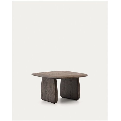 Kave Home Pomoćni stol od punog hrasta 70x71 cm Pirita &amp;ndash; Slike