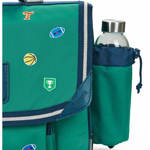 Tann&amp;#039;s &amp;Scaron;olska torba DAN CARTABLE 38 CM POCHE GOURDE Zelena Slike