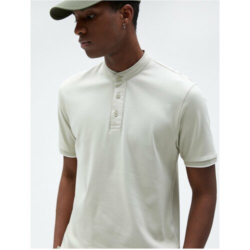 Koton T-Shirt - Khaki - Slim fit Slike