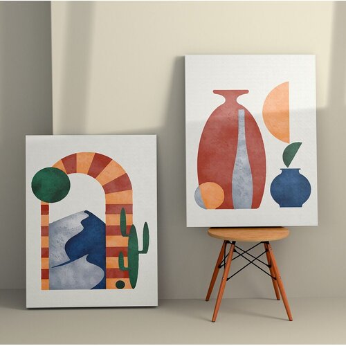 Wallity Zidna dekoracija 2KNV4280, 70 x 100cm, 2 komada Cene