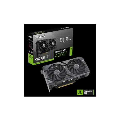 Asus VGA DUAL-RTX4060TI-O16GNVIDIA GeForce RTX 4060 Ti16GB GDDR6 128bit;HDMI,3xDP