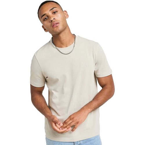 Boss Pique Taddy T-Shirt Light Beige Bež Slike