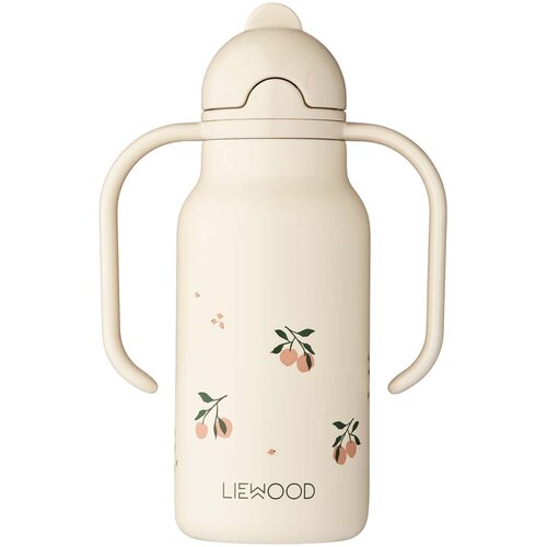 Liewood steklenička iz nerjavečega jekla s slamico in ročaji kimmie 250 ml peach sea shell Cene