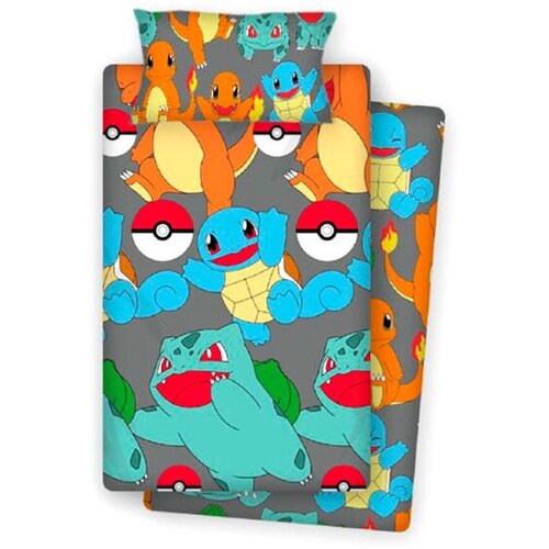 Pokemon trodijelni set posteljine za krevet 90cm Cijene