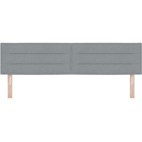 VidaXL vzglavje Svetlo siva Les 180 x 7 x 78 cm Tapecirano vzglavje Slike