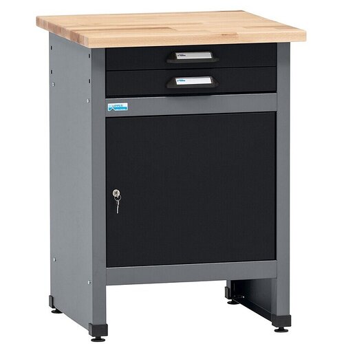 KÜPPER Delovni pult (Do x &Scaron;: 60 x 60 cm, Delovna vi&scaron;ina: 84 cm, Nosilnost: 300 kg, &Scaron;tevilo predalov: 2 kos) Cene