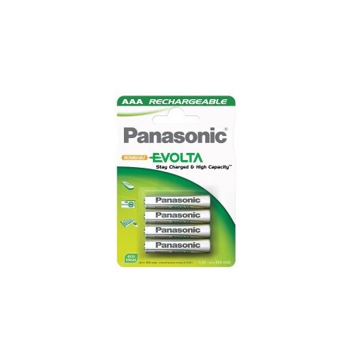 Panasonic punjive baterije HHR-4MVE/4BC, AAA, 750mAh, Ni-MH, Rechargeable, 4 kom, 1.2V, 750mAh Slike