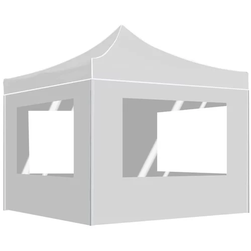  Profesionalni šotor za zabave aluminij 3x3 m bel