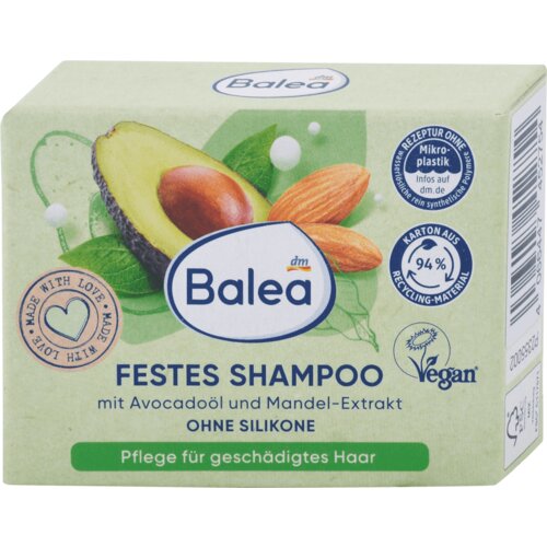 Balea Čvrsti šampon - ulje avokada i ekstrakt badema 60 g Cene