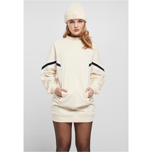 UC Ladies Ladies Oversized College Sweat Dress whitesand Slike