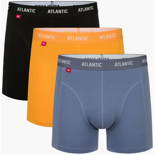 Atlantic Man boxers Comfort 3Pack - black/yellow/gray