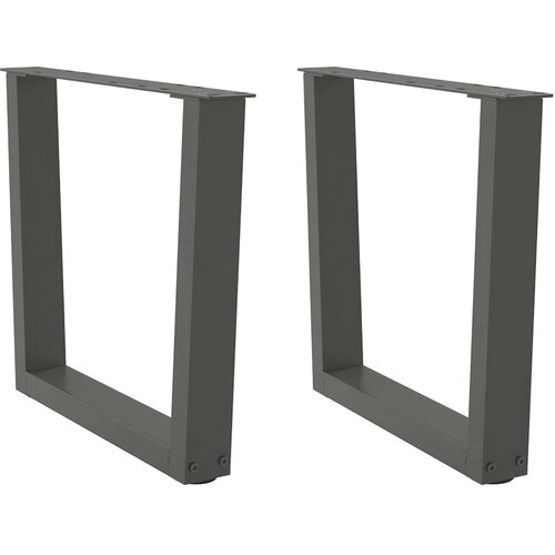 Noge za klub stolić V-oblika 2 kom antracit 60 x (42-43,3) cm čelik Cijene