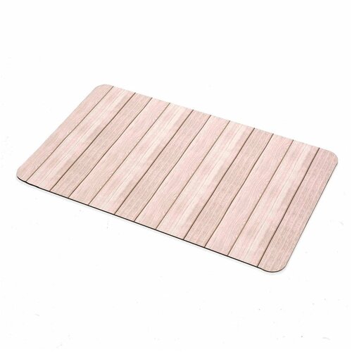 Douceur d int&amp;eacute;rieur Rjava gumijasta kopalni&amp;scaron;ka preproga 50x80 cm Calista &amp;ndash; Slike