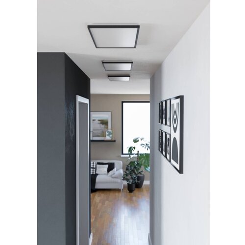 Eglo 901445-LED Stropno svetlo za kupatilo ROVITO 17,2W/230V 30x57cm IP44 crna Slike
