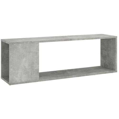 Maison Chic TV omarica - TV stojalo - Televizijska omarica betonsko siva 100x24x32 cm inženirski les, (21699590) Slike