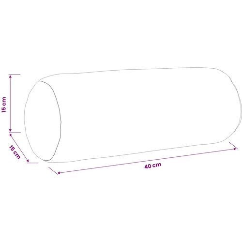  Presvlaka za jastuk 2 pcs HEERLEN Bež &amp;Oslash; 15 x 40 cm Poliester Slike