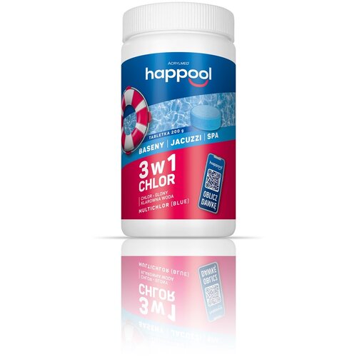 ACRYLMED MULTICHLOR BLUE Tablets for increasing chlorine levels and combating algae 200 g Slike