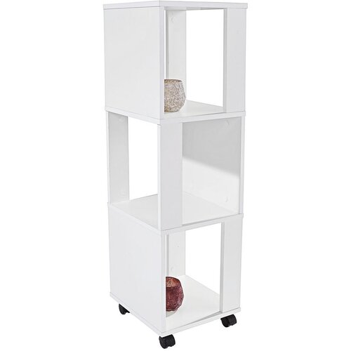CARRYHOME regal 34/111/34 cm bela Cene