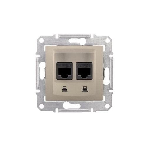 Utičnica 2xRJ45 cat5 STP titan SEDNA Cijene
