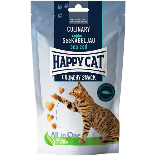 Happy Cat Culinary Crunchy Snack bakalar - 2 x 70 g Cene