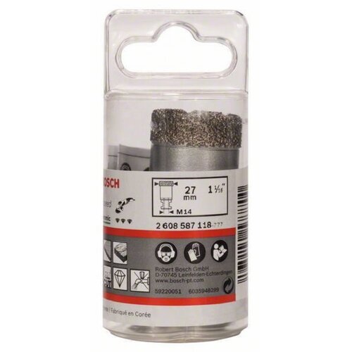 Bosch dijamantska burgija za suvo bušenje dry speed best for ceramic 2608587118, 27 x 35 mm Slike