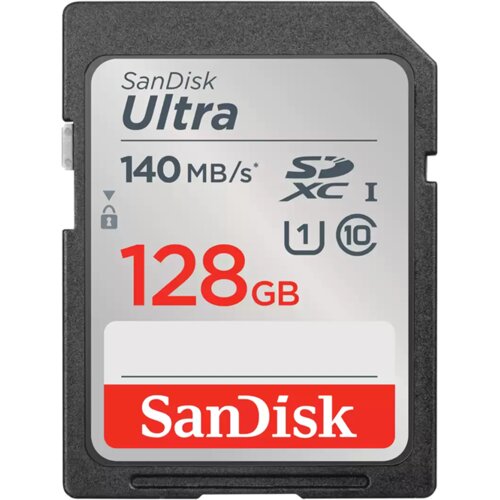 San Disk Spominska kartica Ultra SDXC 128GB UHS‑I 140MB/s (SDSDUNB‑128G‑GN6IN) Cene