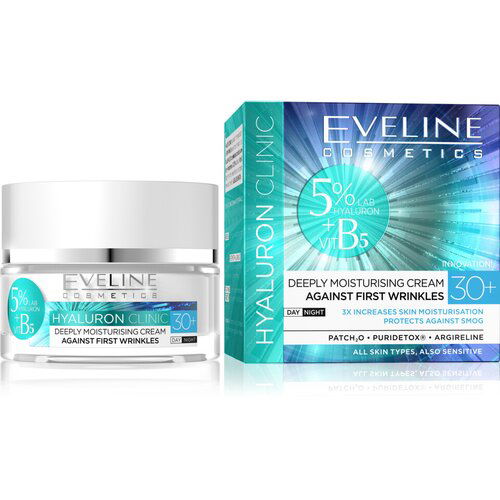 Eveline hyaluron clinic day & night cream 30+ 50ml Slike