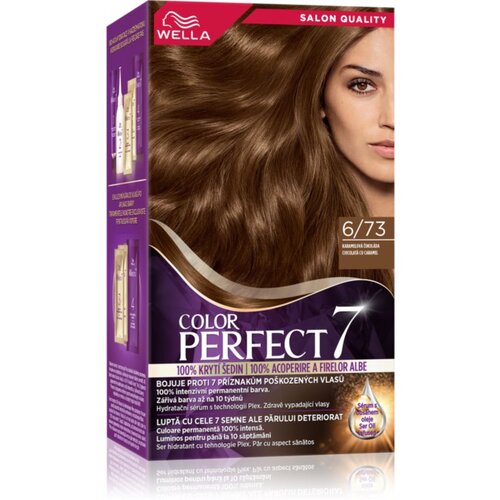Wella Color Perfect Intense barva za lase odtenek 6/73 Toffee Chocolate 1 kos Slike