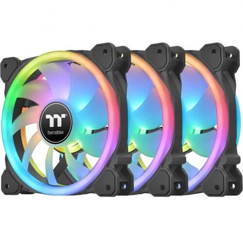 Thermaltake Komplet 3 ventilatorjev Swafan 14 Rgb 140 mm, (21405131) Cene