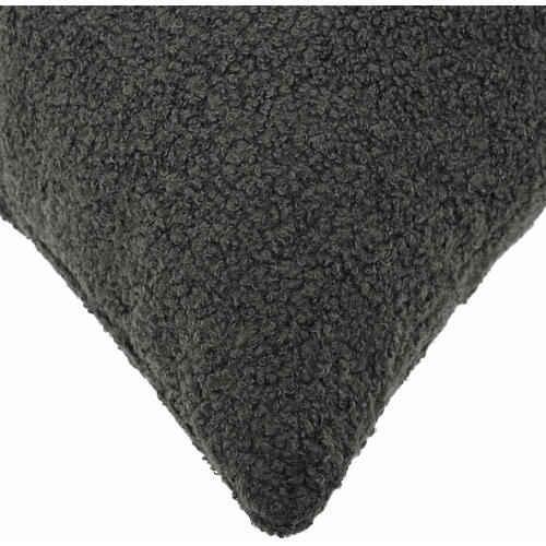  Presvlaka za jastuk 6 pcs HEERLEN Tamnosiva 45 x 45 cm Boucl&amp;eacute; Slike