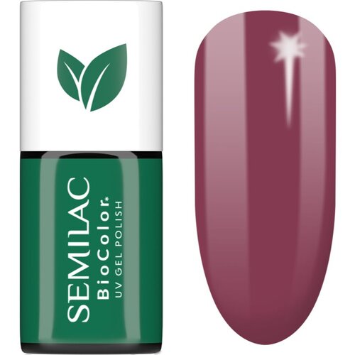 Semilac UV Hybrid BioColor gel lak za nokte s kori&amp;scaron;tenjem UV/LED lampe nijansa 718 Natural Cyclamen 7 ml Slike