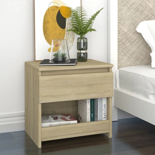vidaXL Noćni ormarići 2 kom boja hrasta sonome 40x30x39 cm od iverice Cijene