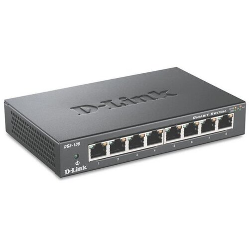 D-link switch neupravljivi, DGS-108/E (metalno kućište) Cijene