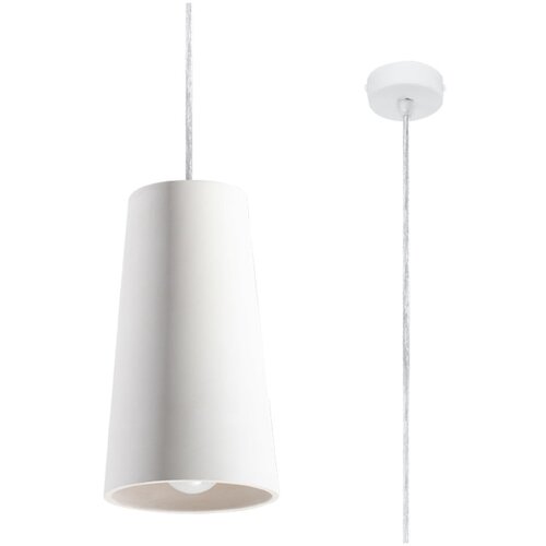 Nice Lamps Bela keramična viseča svetilka Armica Slike