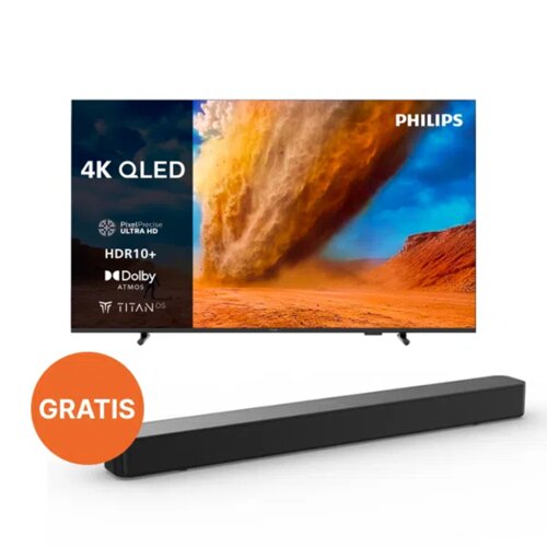 Philips TV 55" 55PUS7810 4K Qled Titan OS HDR 10+ PixelPreciseUltra + SOUNDBAR TAB4000/10 Cijene