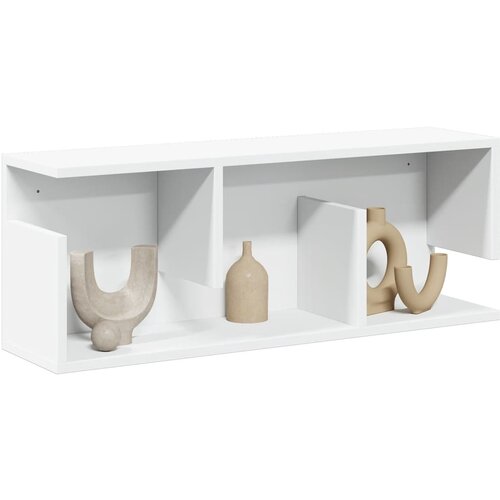 VidaXL Zidni ormarić bijeli 80x20x30 cm od konstruiranog drva Slike