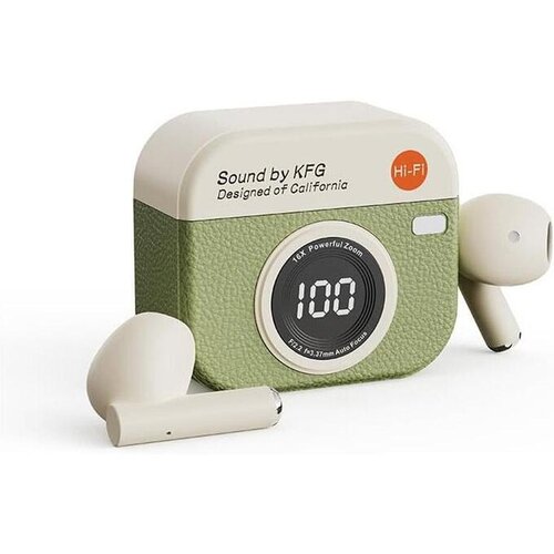  Bluetooth slu&scaron;alice Airpods Retro camera zelene Cene