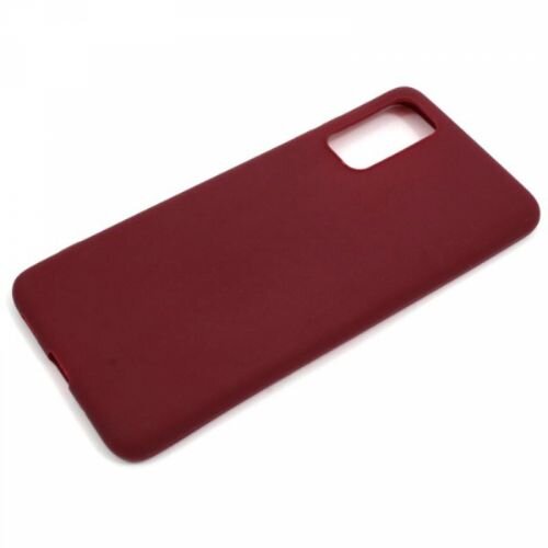 Nillkin silikonski ovitek za samsung galaxy A32 A326 5G - mat bordo rdeč Slike
