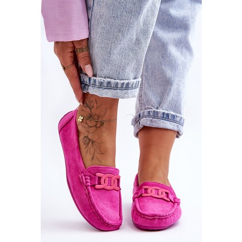 Boto Women&amp;#039;s Fashionable Suede Moccasins Pink Rabell Slike