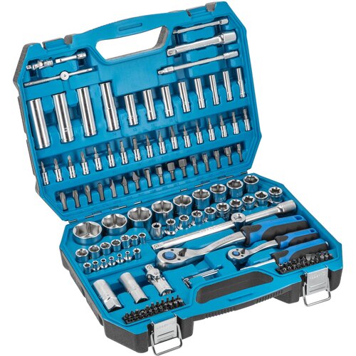 Hogert 144-dijelni set nasadnih ključeva 1/4&amp;Prime; i 1/2&amp;Prime; HT1R440 Slike