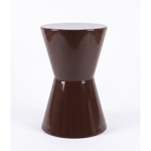 Mondex Pomožna mizica kovinska Roger 29,5x29,5x45 cm čokoladna 1 kos, (5000305435) Slike