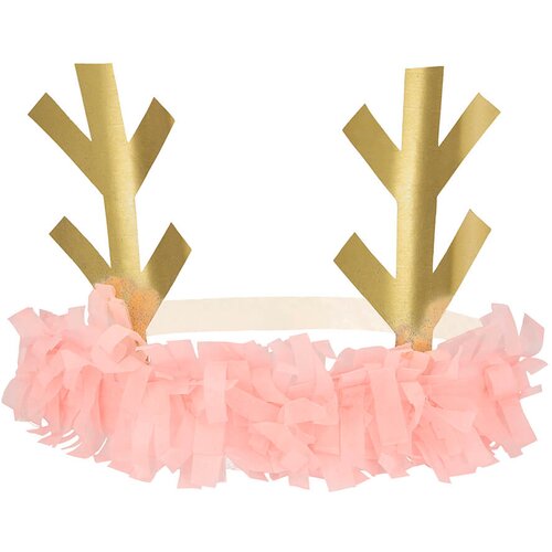 Meri Meri 8 dijelni set dječjih ukrasnih obruča za glavu reindeer fringe antler Slike