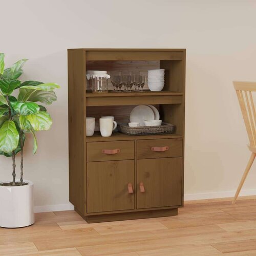  Visoka komoda boja meda 67 x 40 x 108 5 cm od masivne borovine Cijene