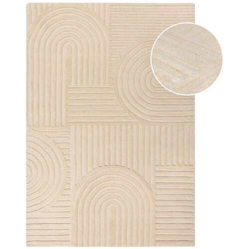 Flair Rugs Bež ručno rađen vunen tepih 240x340 cm Zen Garden – Cene