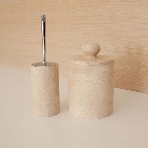  MAR07150104D beige bathroom set (2 pieces) Cene